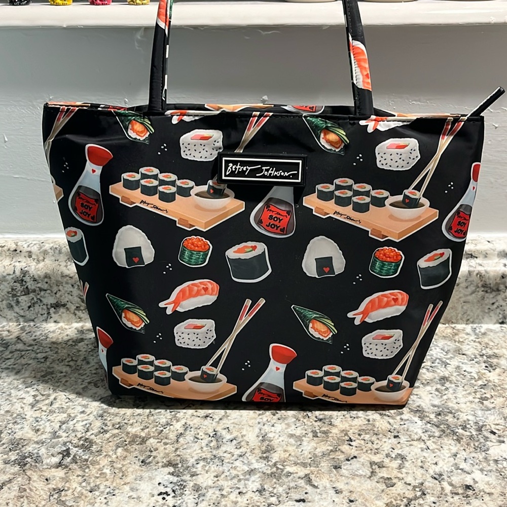 Betsey Johnson Sushi Insulated Lunch Bag
